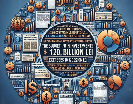Cheltuielile destinate investitiilor in 2024 sunt de peste 120 miliarde lei