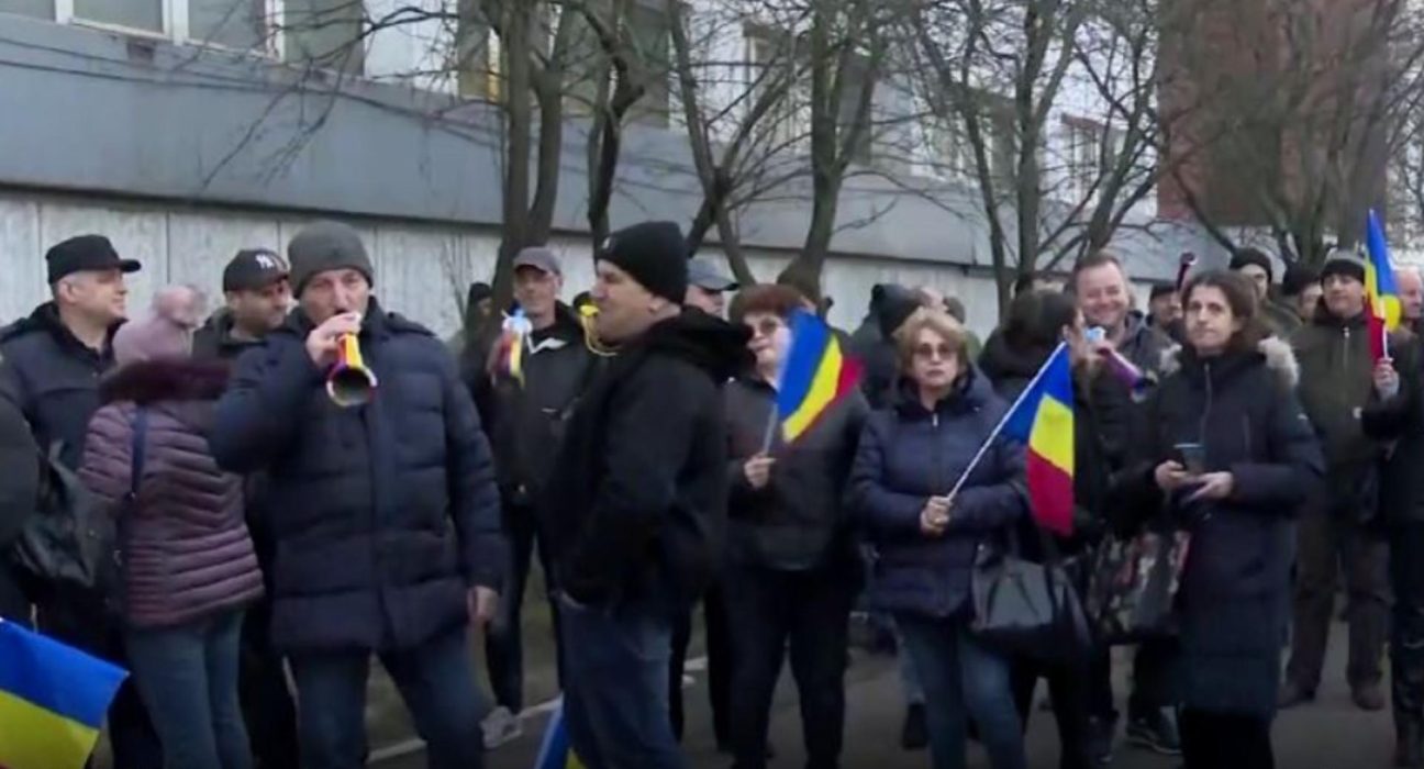 Protest la Guvern de Ziua Unirii Principatelor