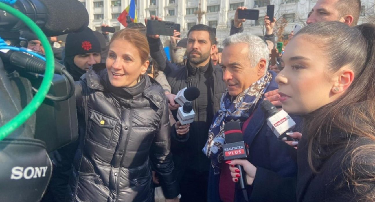 Ziua democratiei Suveranistii il sustin pe Calin Georgescu