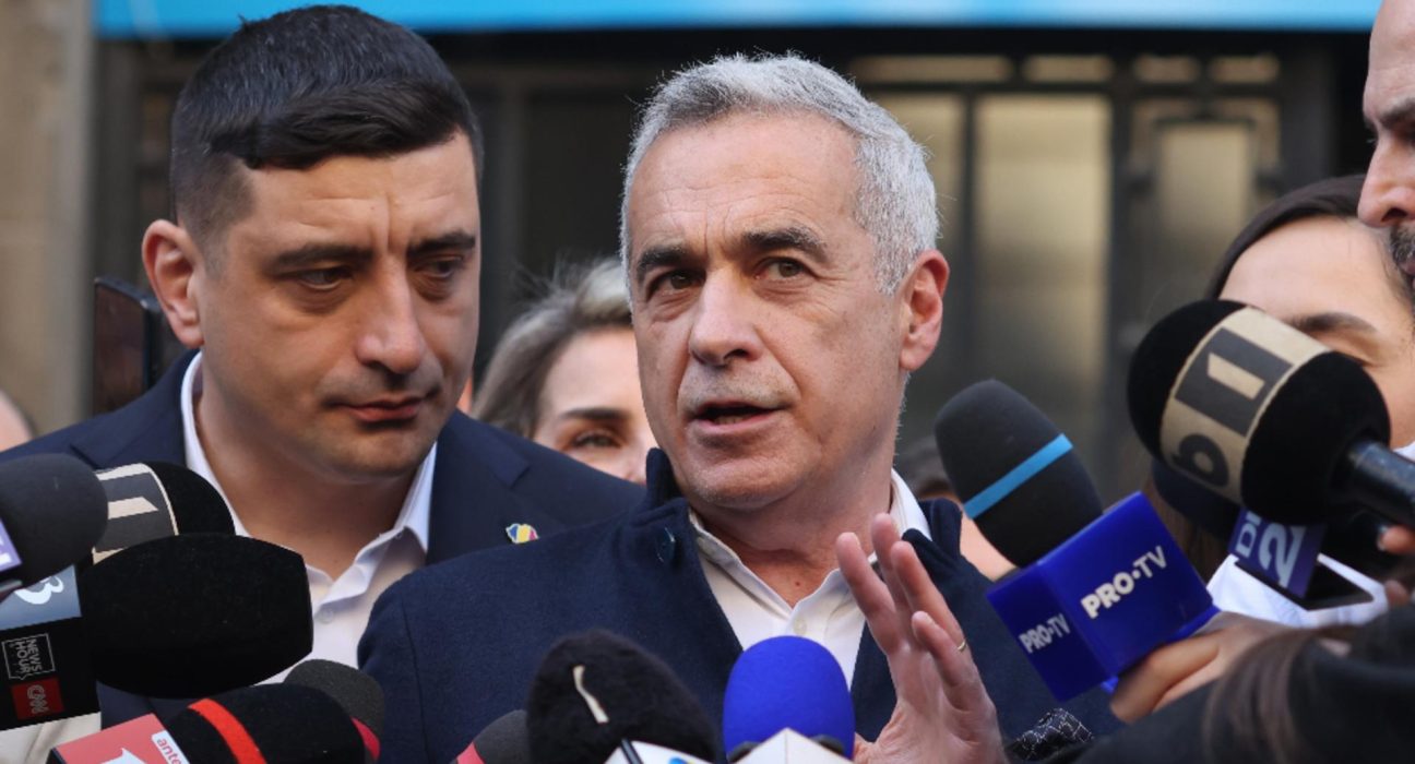 Calin Georgescu si George Simion la slujba de Inviere